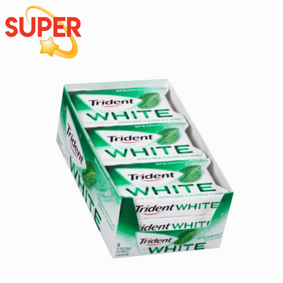 Trident White - Minty Bubble- 9 Pack (1 Box)