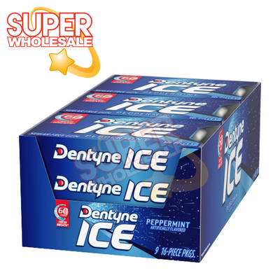 Dentyne Ice - 9 Pack (1 Box) - Peppermint
