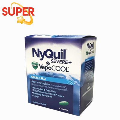 NyQuil Severe + Vapocool - 25 Pack (2 Caplets Per Pack)(1 Box)