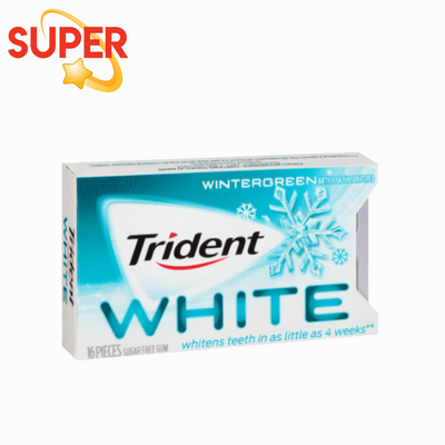 Trident White - Minty Bubble- 9 Pack (1 Box)
