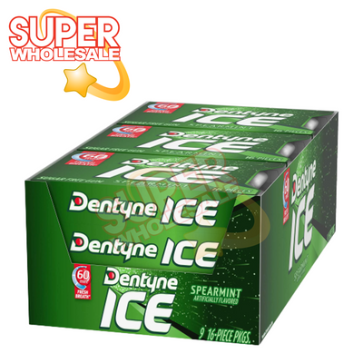 Dentyne Ice - 9 Pack (1 Box) - Spearmint