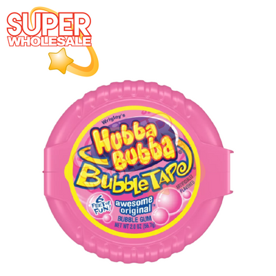 Hubba Bubba Bubble Tape - 12 Pack (1 Box) - Original