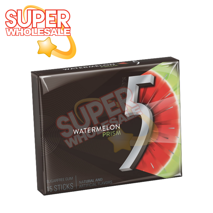 5 Gum - 10 Pack - Watermelon Prism (1 Box)