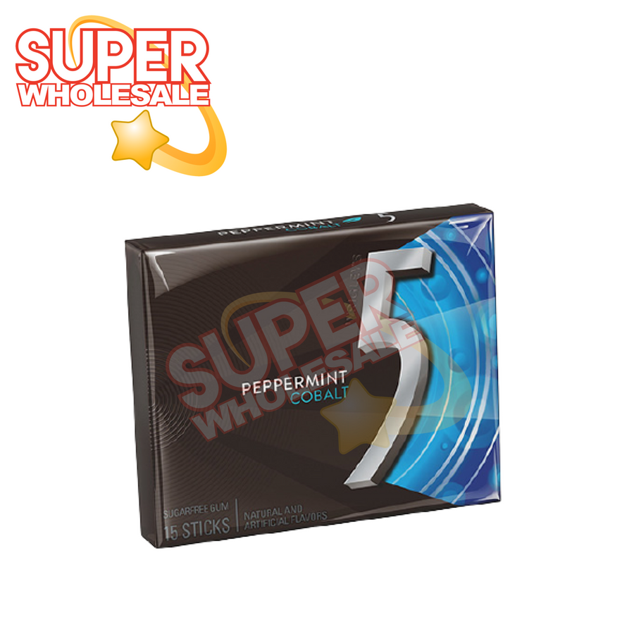 5 Gum - 10 Pack - Peppermint Cobalt (1 Box)